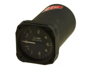 SERVICEABLE BOMBARDIER LEARJET RATE OF CLIMB INDICATOR P/N 2680004-2